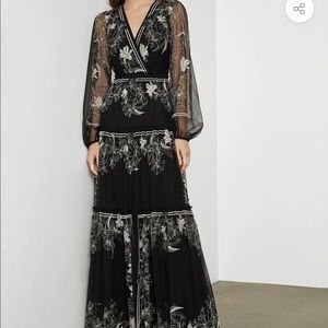 BCBG Black/White Maxi Dress NEW NEVER WORN W/ TAG